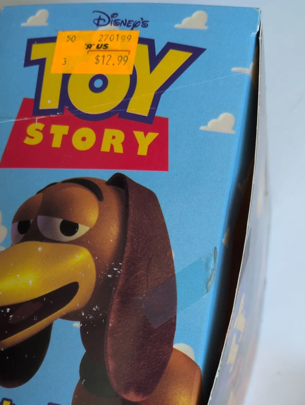 Vintage Disney Toy Story Slinky Dog Pull Toy With Box